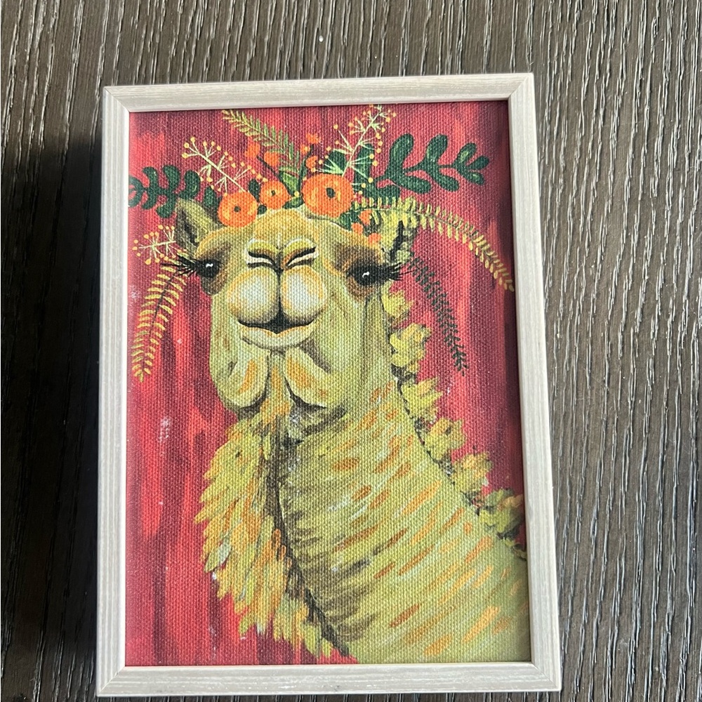 Camal Canvas Room Decor